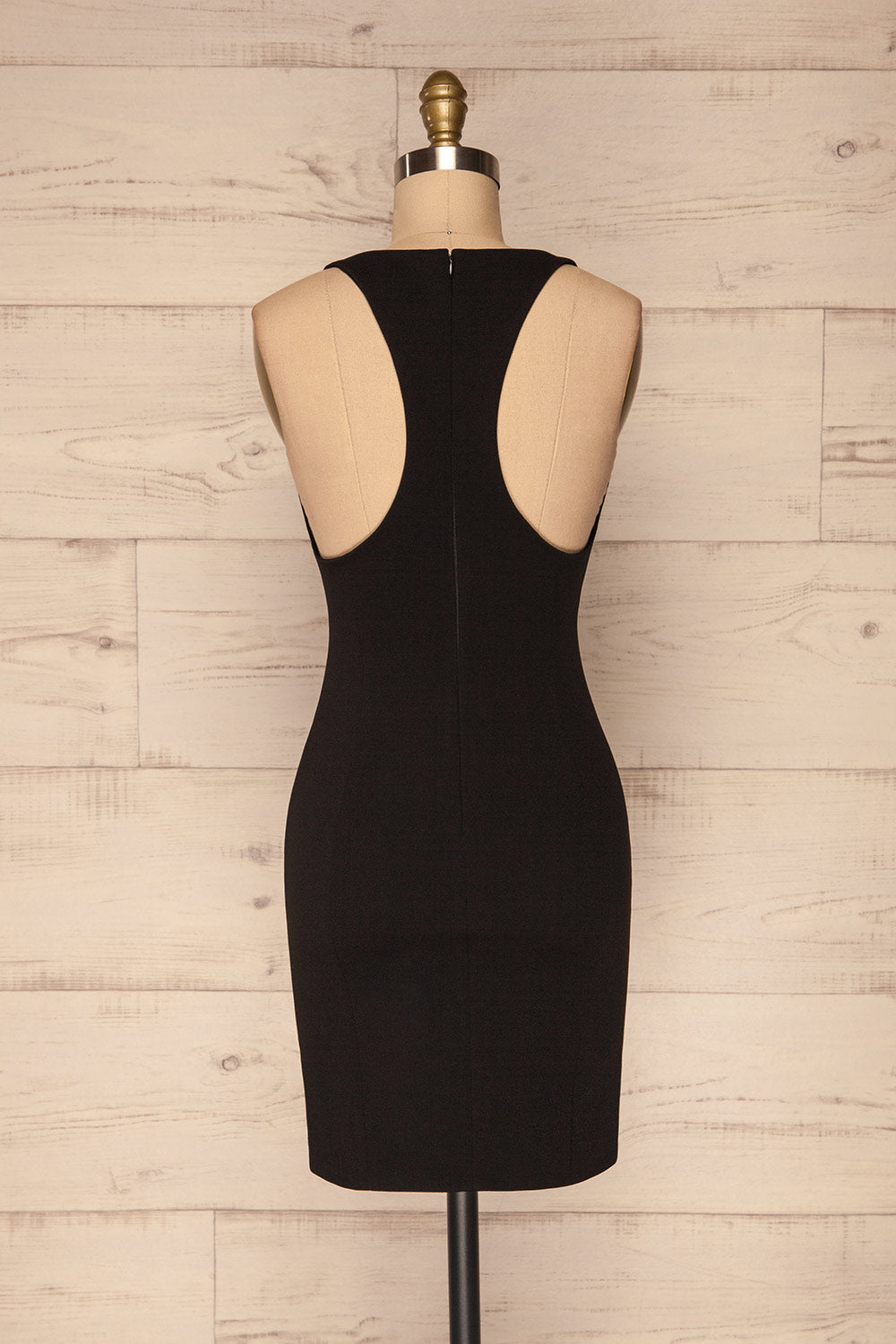 Kelsie Black Cocktail Dress | Robe | La Petite Garçonne back view