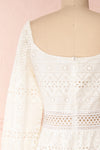 Kementari Openwork Lace Maxi Bridal Dress | Boudoir 1861 back close-up