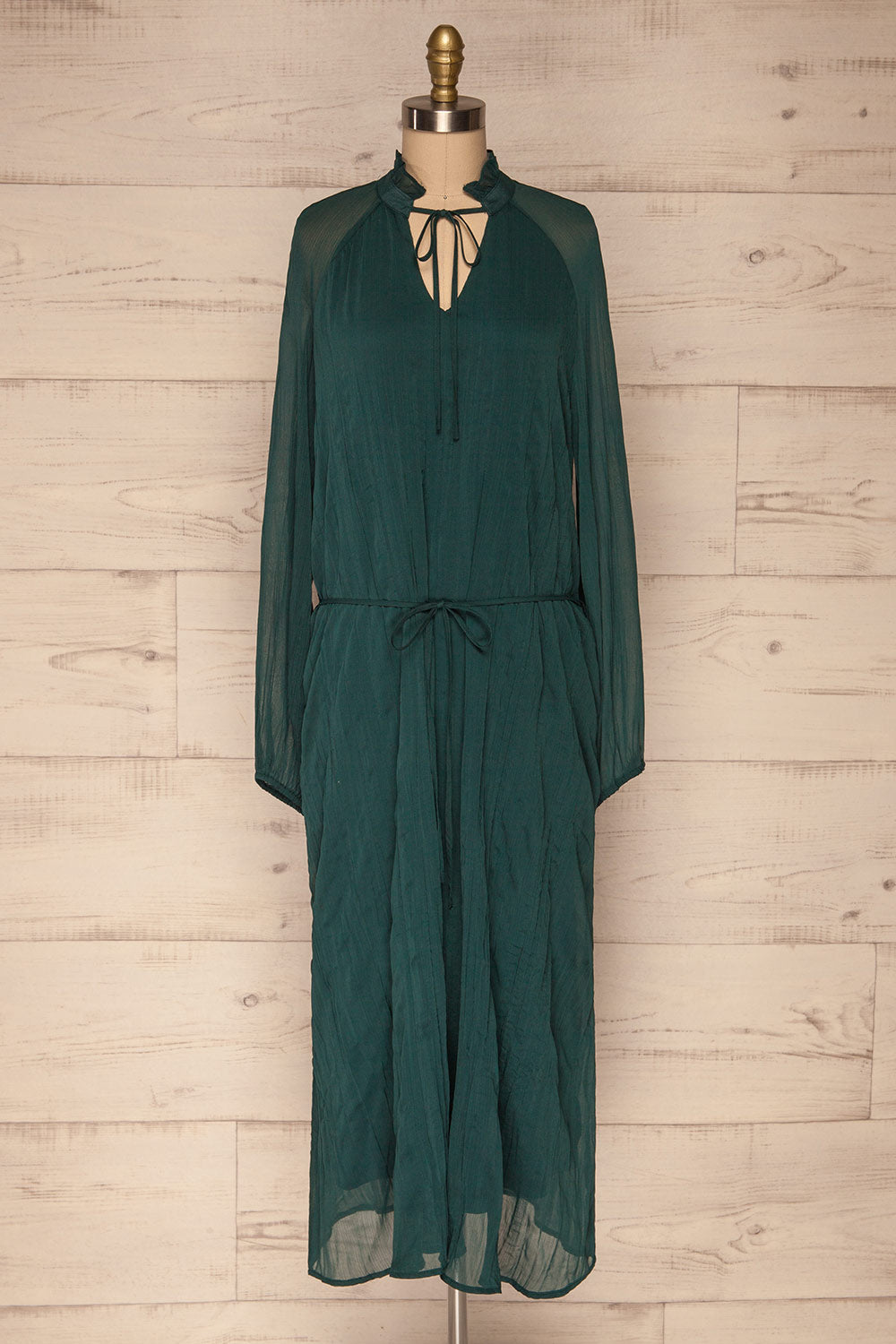 Khrystyna Midi Dress | Robe Mi-Longue front view | La Petite Garçonne