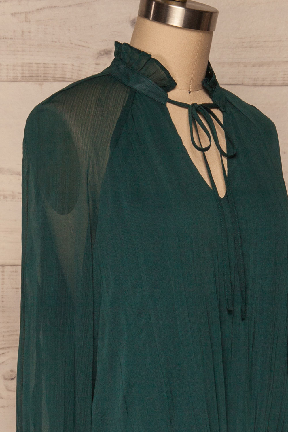 Khrystyna Midi Dress | Robe Mi-Longue side close up | La Petite Garçonne