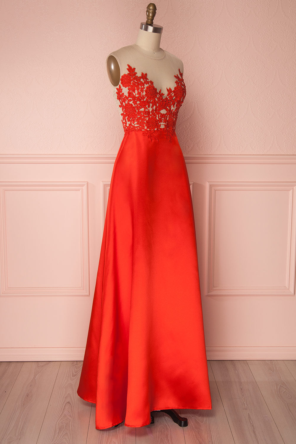 Kiyane | Red Silky Dress