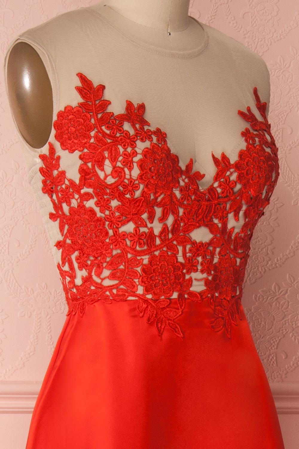 Kiyane | Red Silky Dress