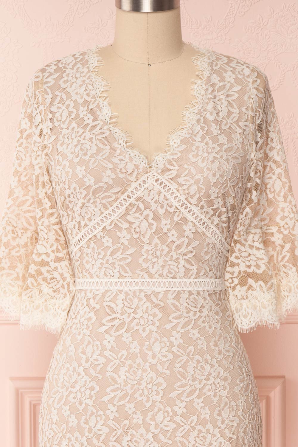 Kjerstin Ivory Lace Midi Mermaid Bridal Dress | Boudoir 1861