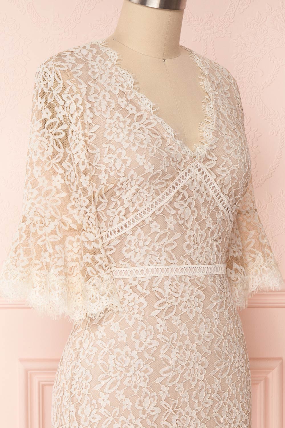 Kjerstin Ivory Lace Midi Mermaid Bridal Dress | Boudoir 1861