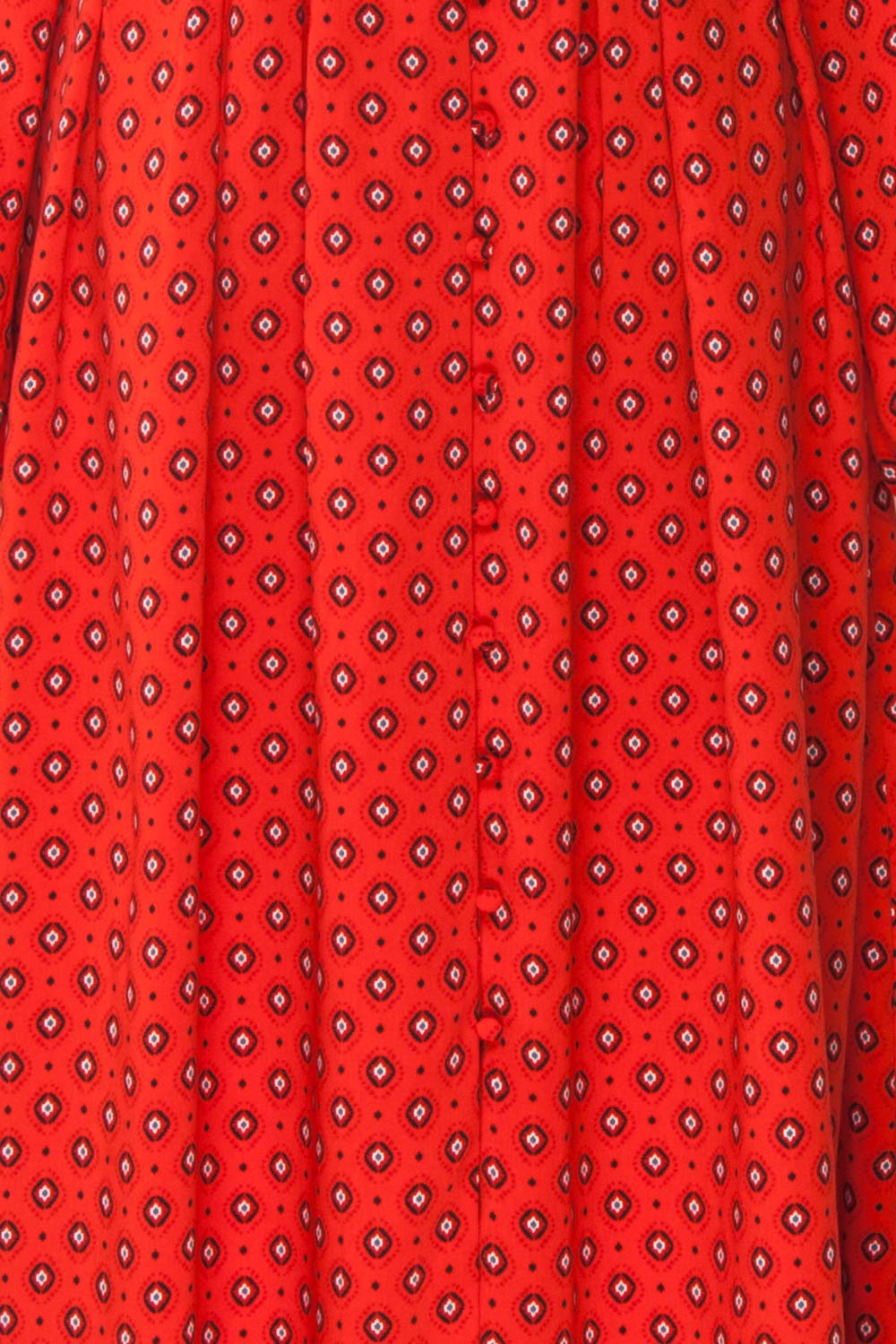 Koko Rouge | Robe Ligne-A à Manches Longues