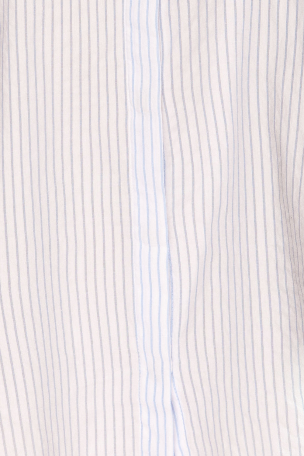 Kouvola Bleu Striped Shirt | Chemisier | La Petite Garçonne fabric detail