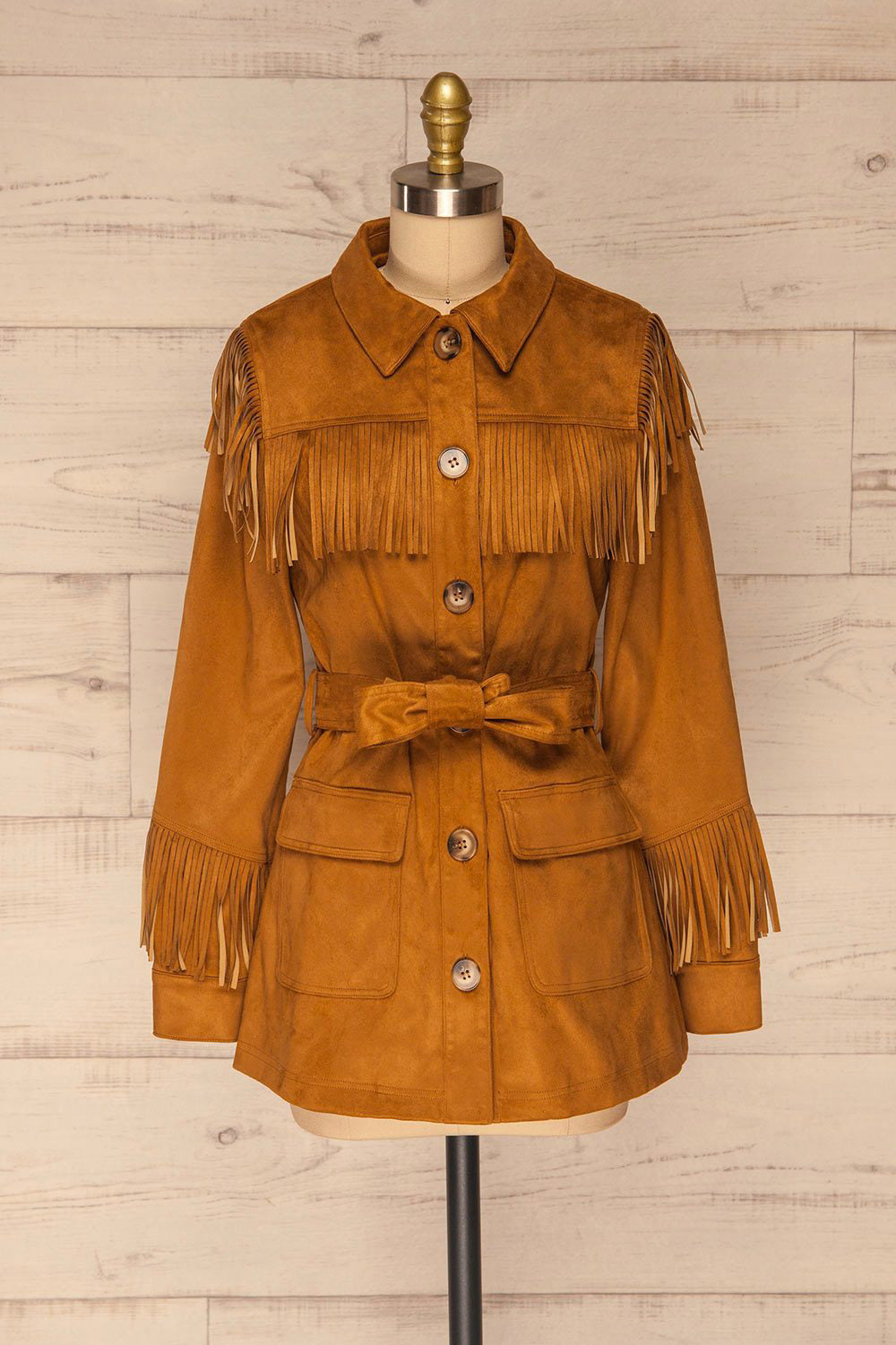 Kragero Belted Fringe Jacket | La petite garçonne