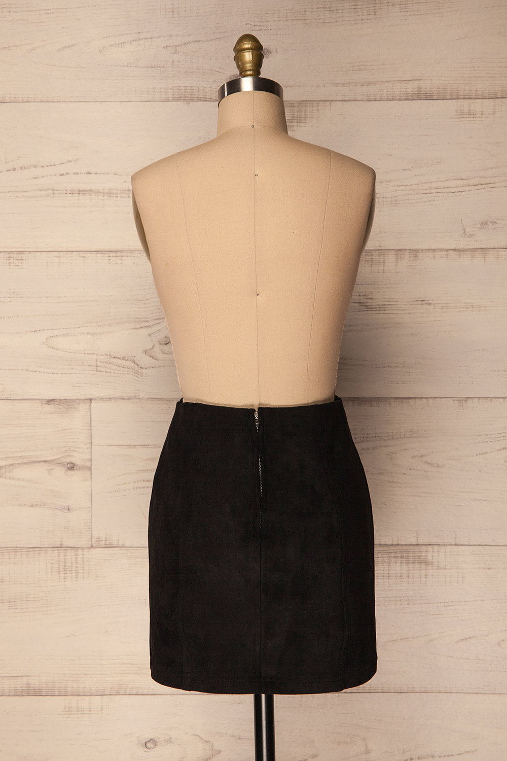 Krasica Black Faux Suede Mini Skirt | La Petite Garçonne 6