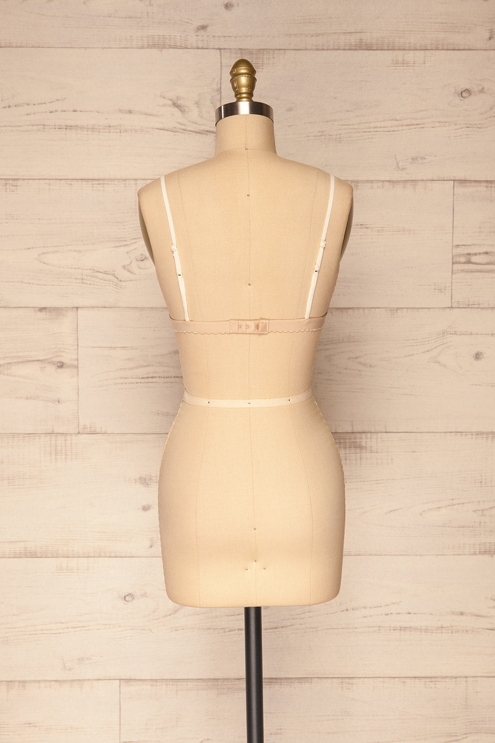 Kunow Ivory Lace Bralette | La petite garçonne back view