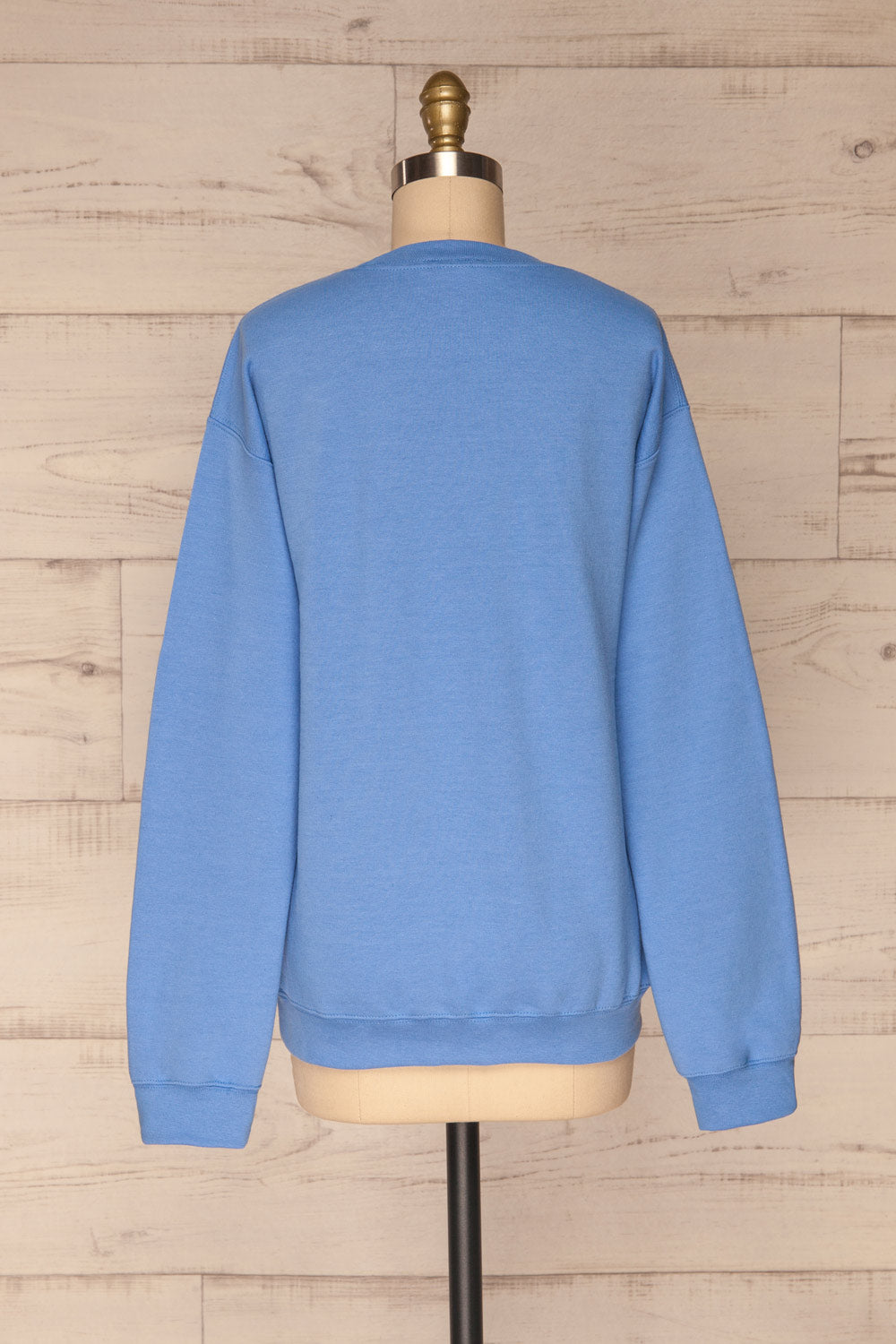 Lagoa Blue Crew Neck Sweatshirt | La petite garçonne back view
