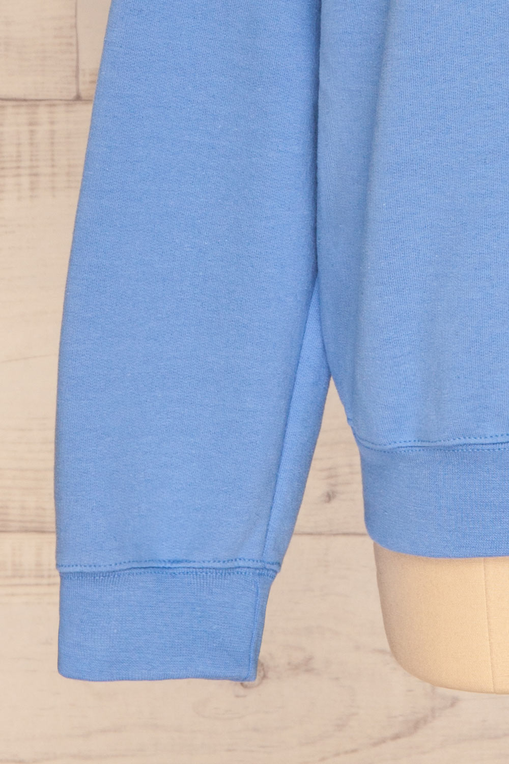Lagoa Blue Crew Neck Sweatshirt | La petite garçonne sleeve