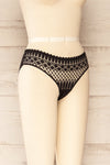 Larvik Black Lace Bikini Underwear | La petite garçonne side view