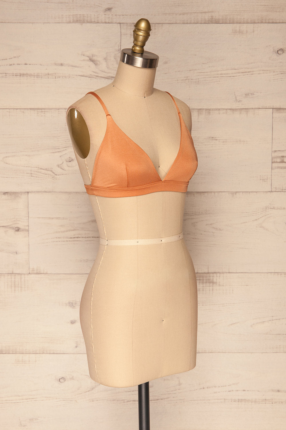 Lexie Orange Triangle Bralette | La Petite Garçonne Chpt. 2 side view