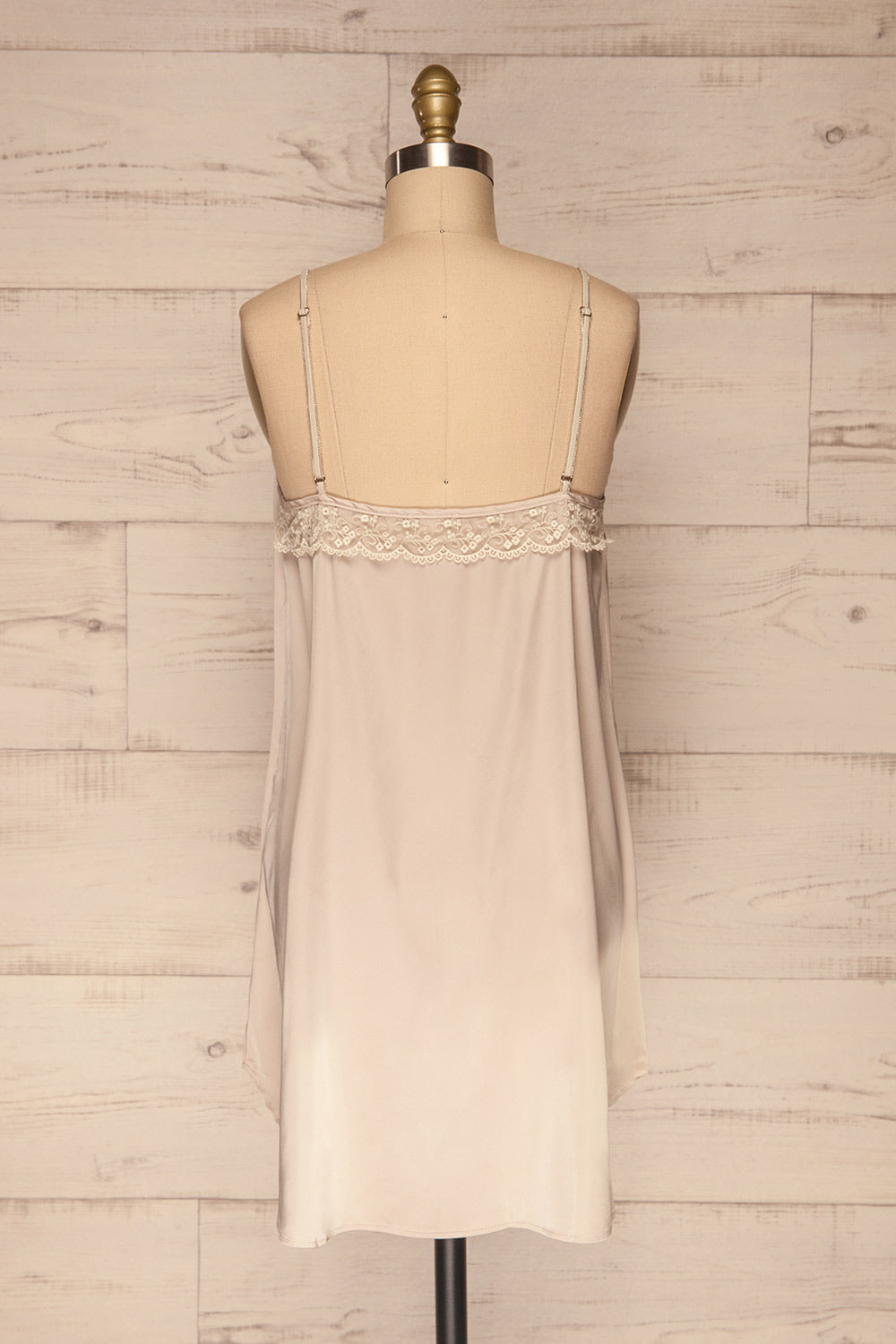 Lierre Champagne Nightie | Nuisette | La Petite Garçonne Chpt. 2 back view