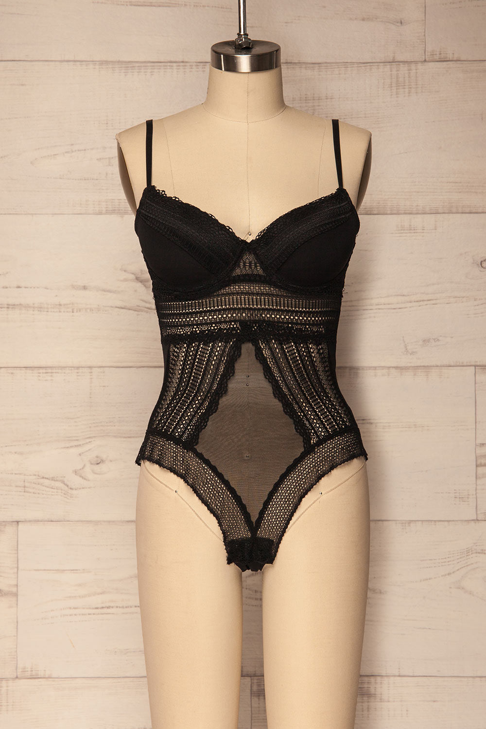 Lipiany Black Mesh & Lace Bodysuit | La Petite Garçonne Chpt. 2