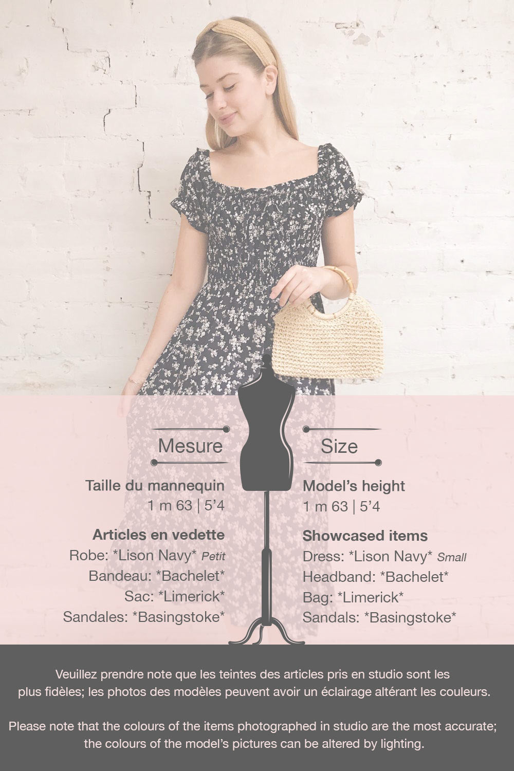 Lison Navy Floral Off-Shoulder Midi Dress | Boutique 1861 template