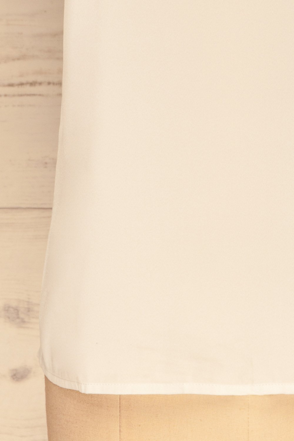 Louros White V Neck Camisole | La Petite Garçonne