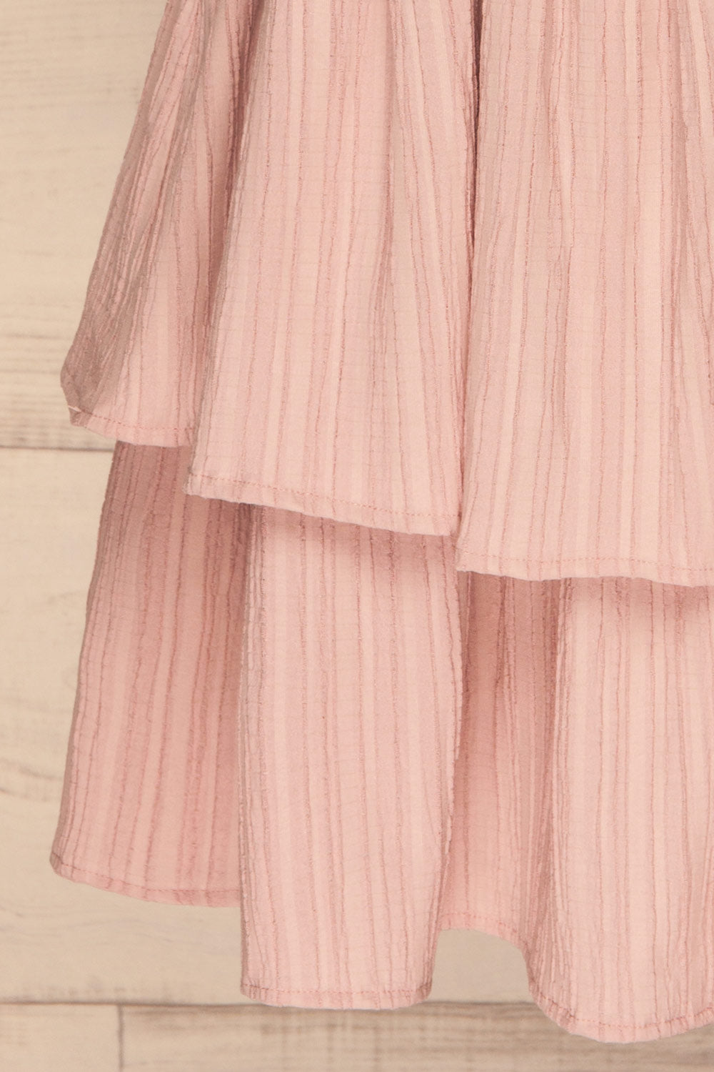 Lozola Lilac Layered Short Dress | La petite garçonne bottom