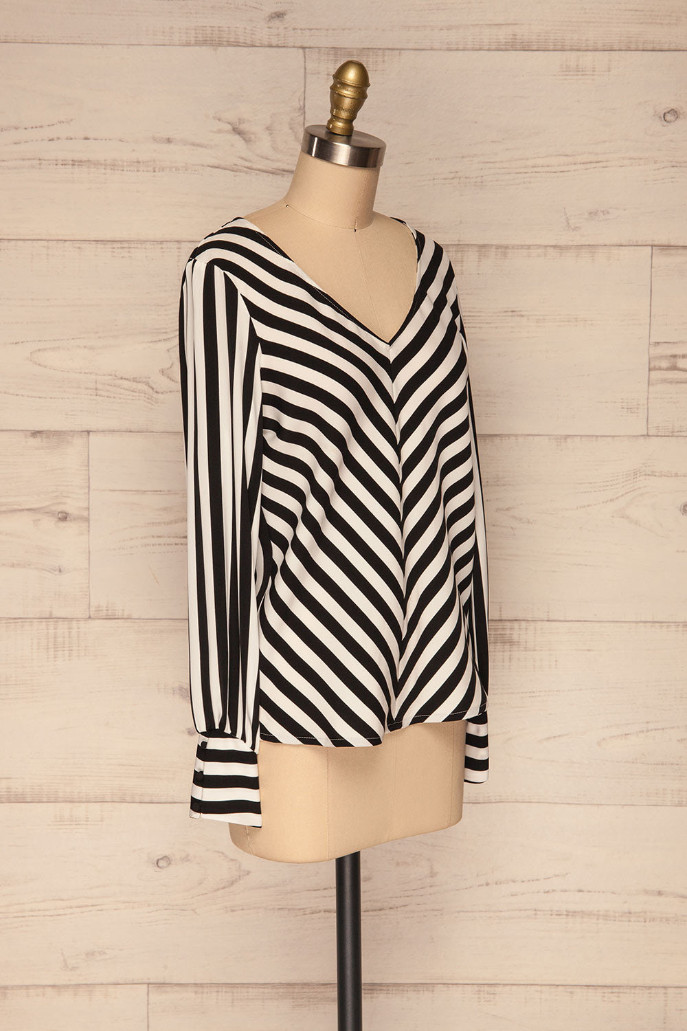 Lublin Stripes Top | Haut Ligné side view | La Petite Garçonne