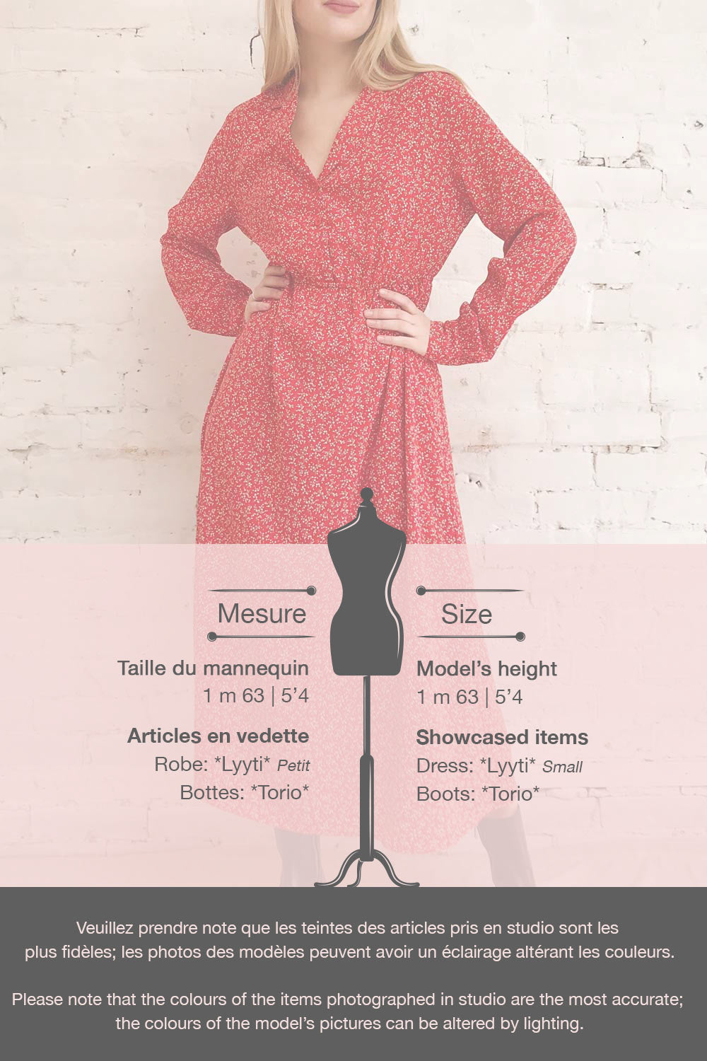 Lyyti Red Floral Long Sleeved Midi Dress | Boutique 1861 template