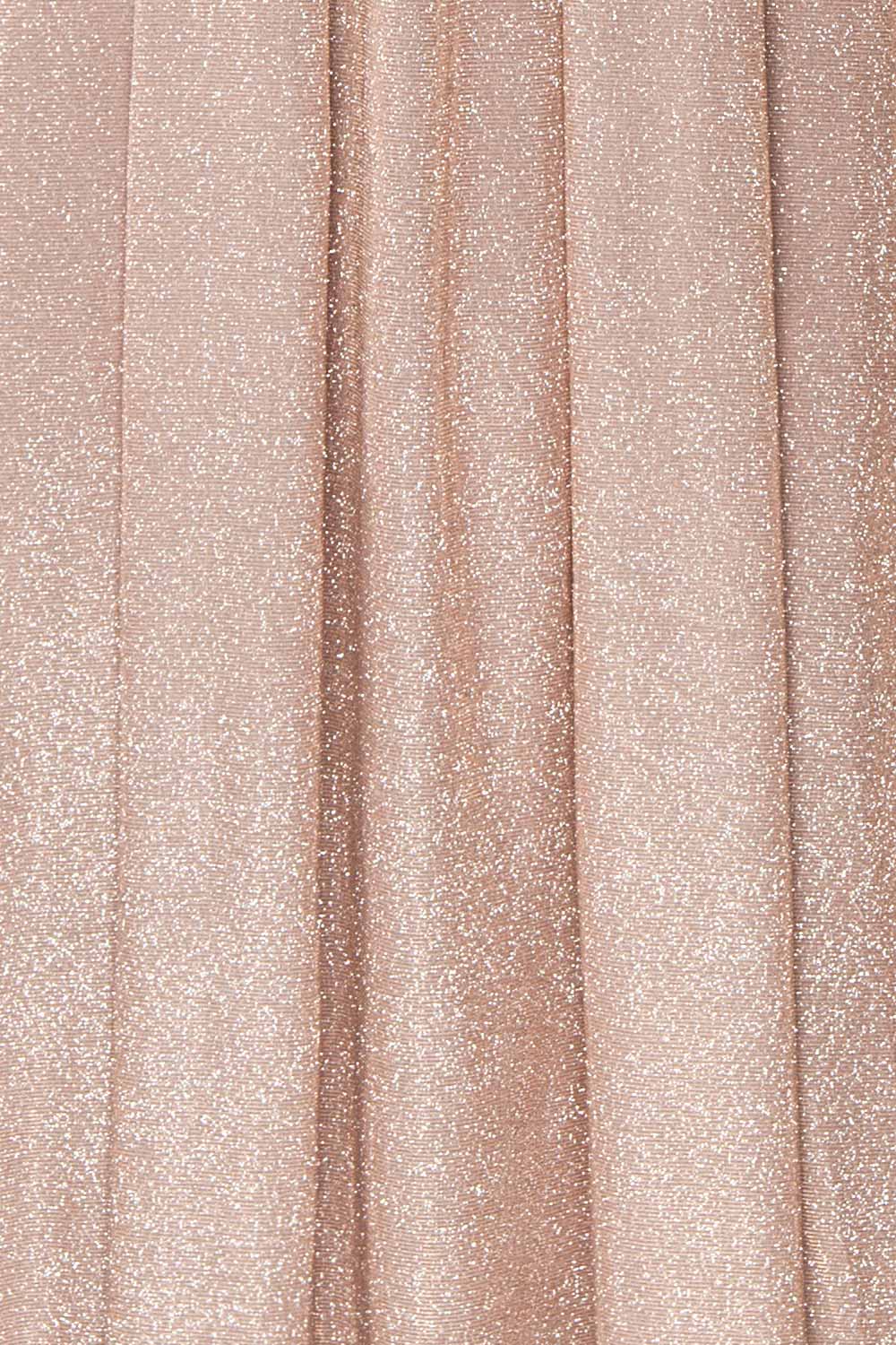 Malorie Dusty Pink Voluminous Maxi Dress | Boutique 1861 fabric details