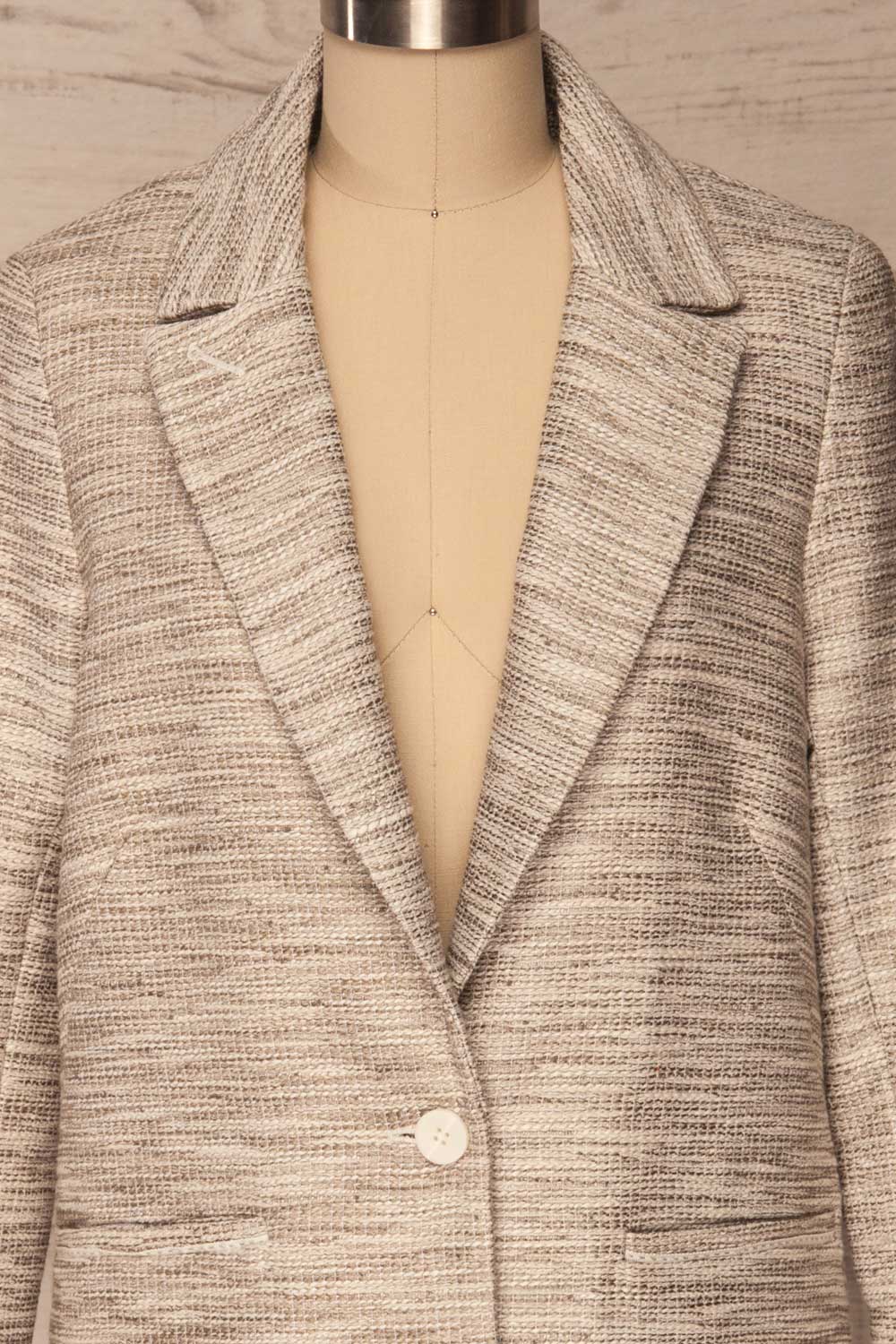 Malpaises | Grey & White Topcoat