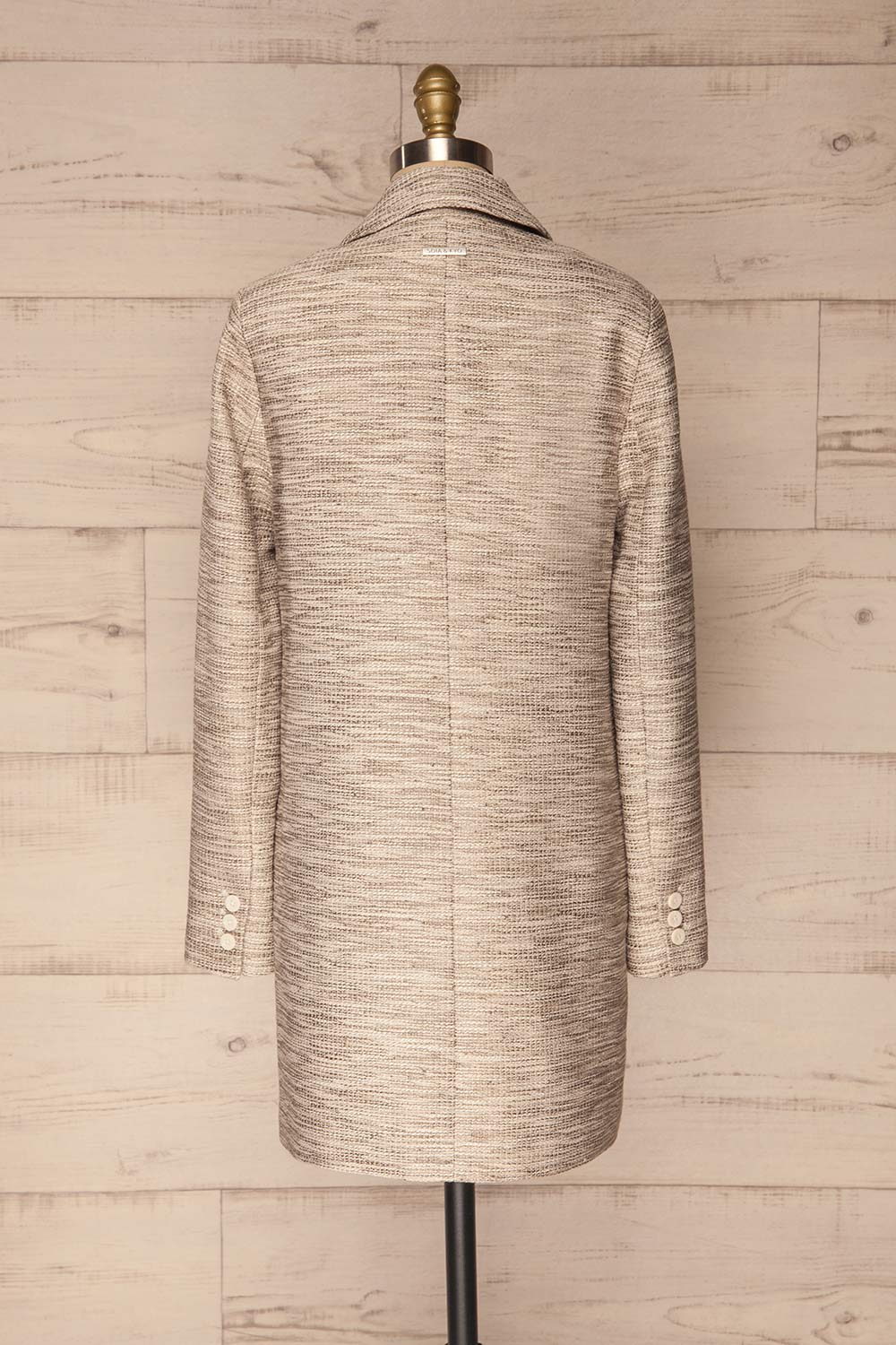 Malpaises | Grey & White Topcoat