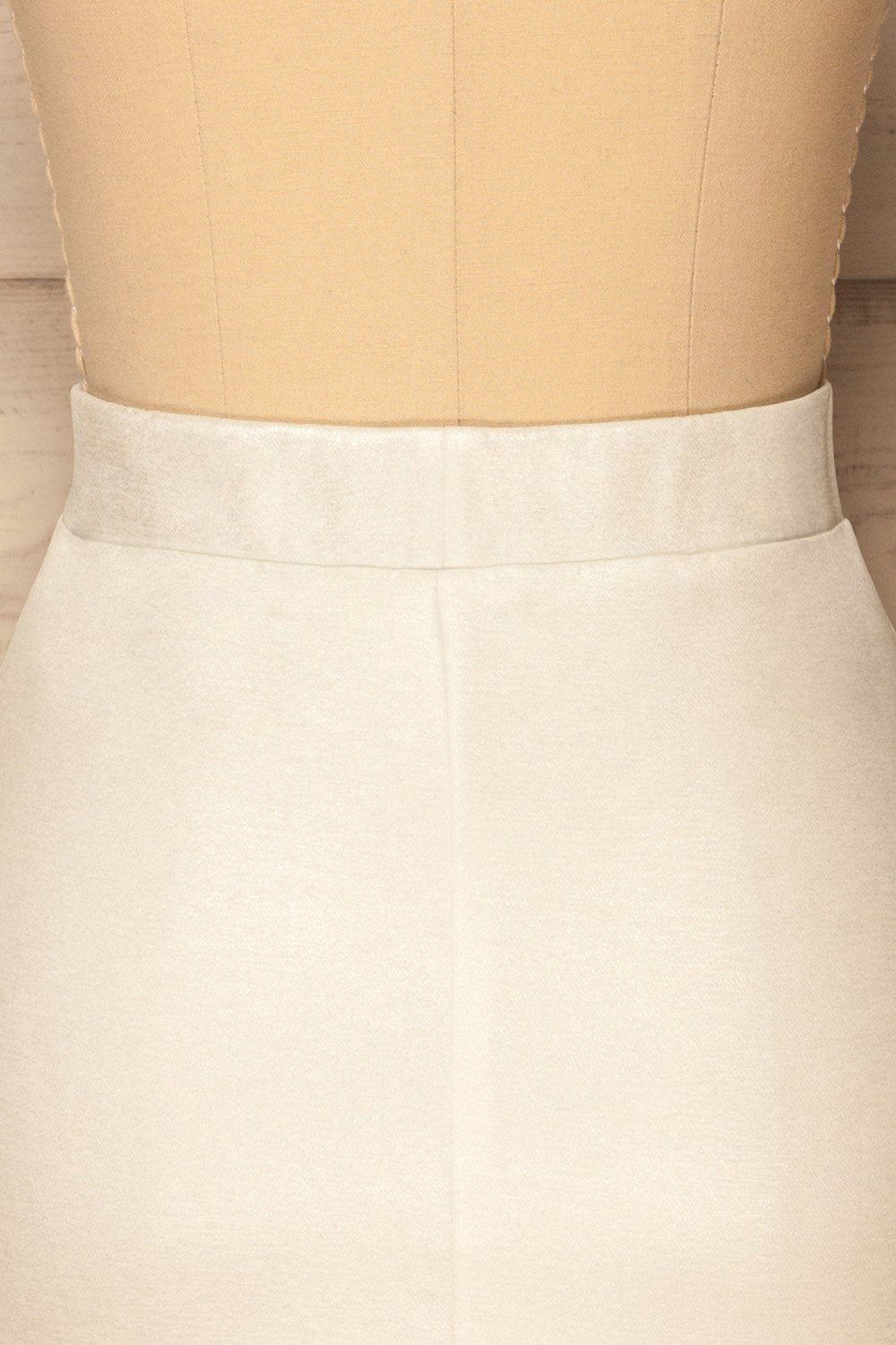 Marenkov Grey & Silver Glittery Pencil Skirt | La Petite Garçonne