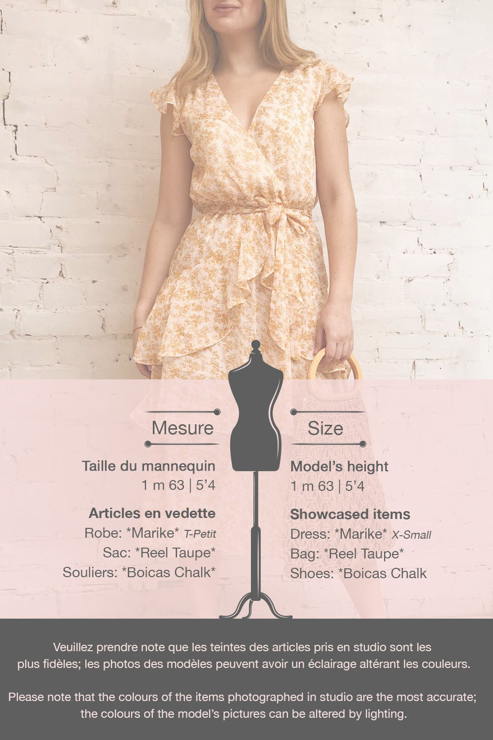 Marike Orange Floral Chiffon Midi Dress | Boutique 1861 template