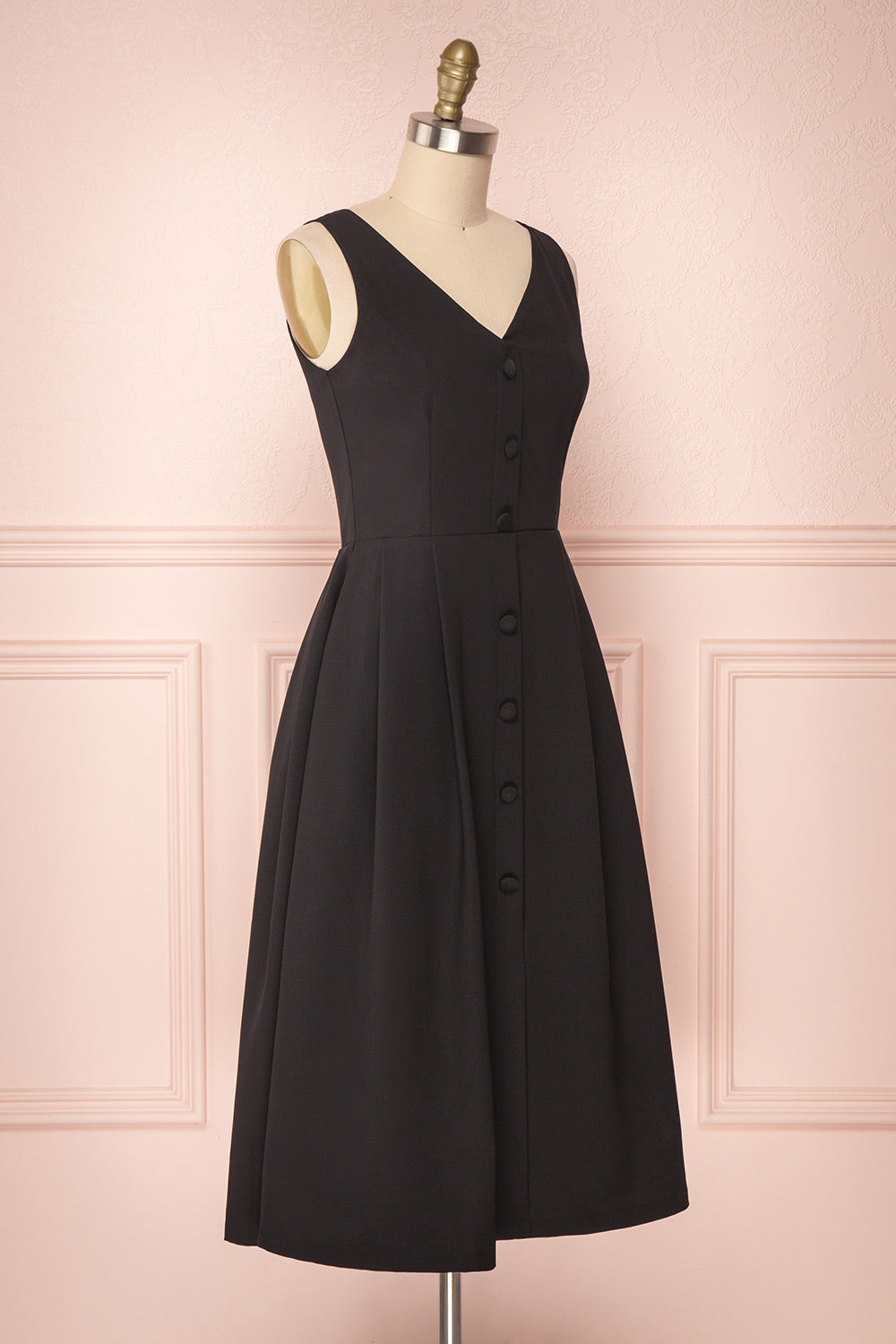 Mariska | Button-Up A-Line Dress