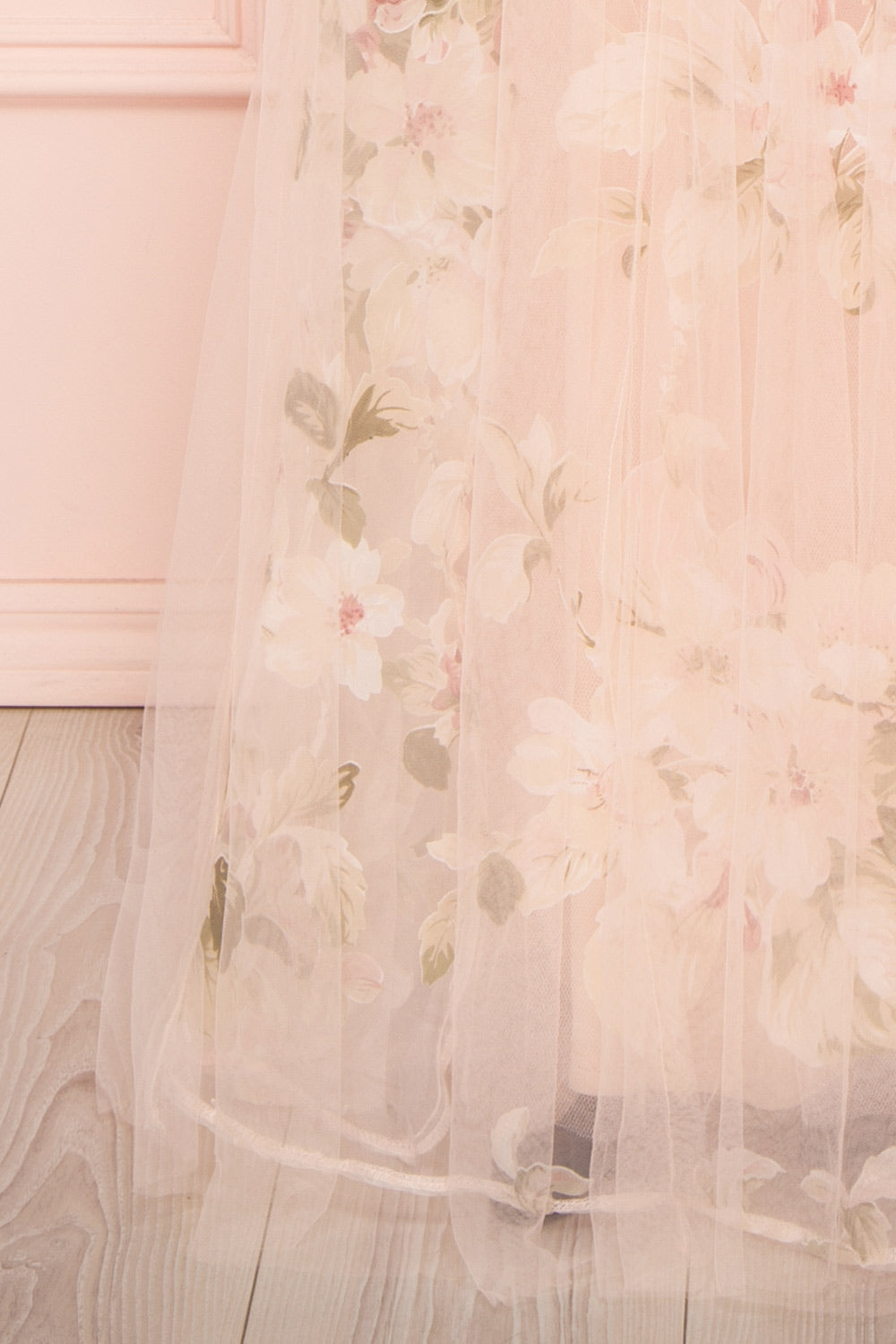 Marylou Blush | Pink Floral Gown
