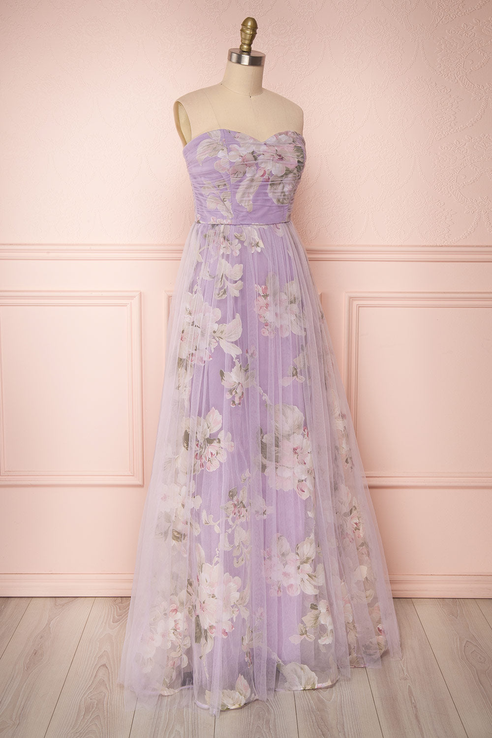 Marylou Lavender | Purple Floral Gown
