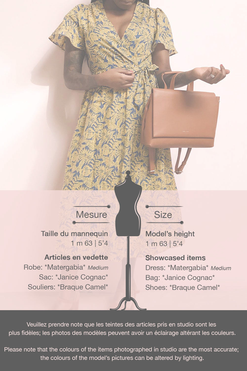 Janice Cognac Pixie Mood Faux-Leather Backpack | La Petite Garçonne template