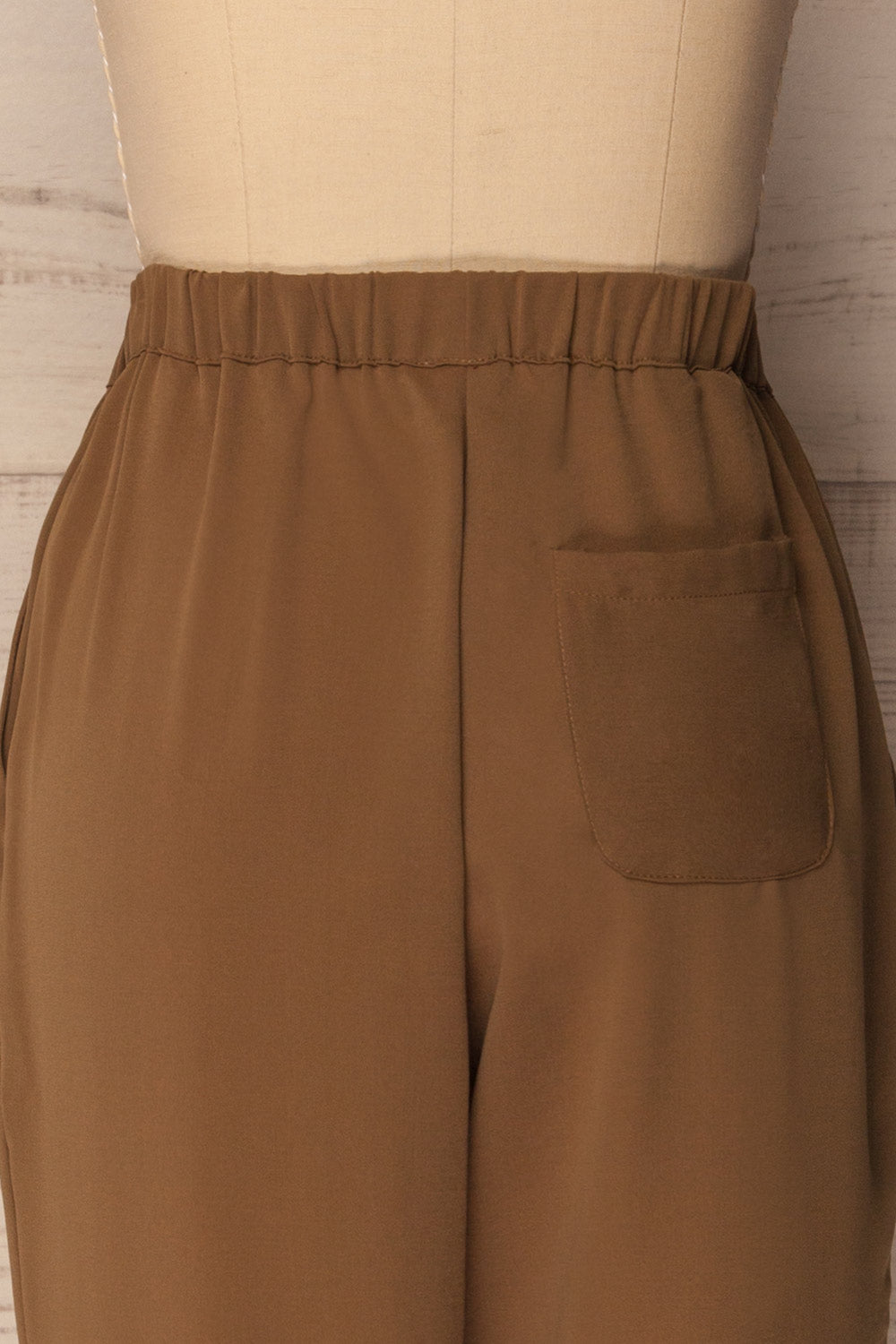 Maubeuge Khaki Lightweight Straight Leg Pants | La Petite Garçonne