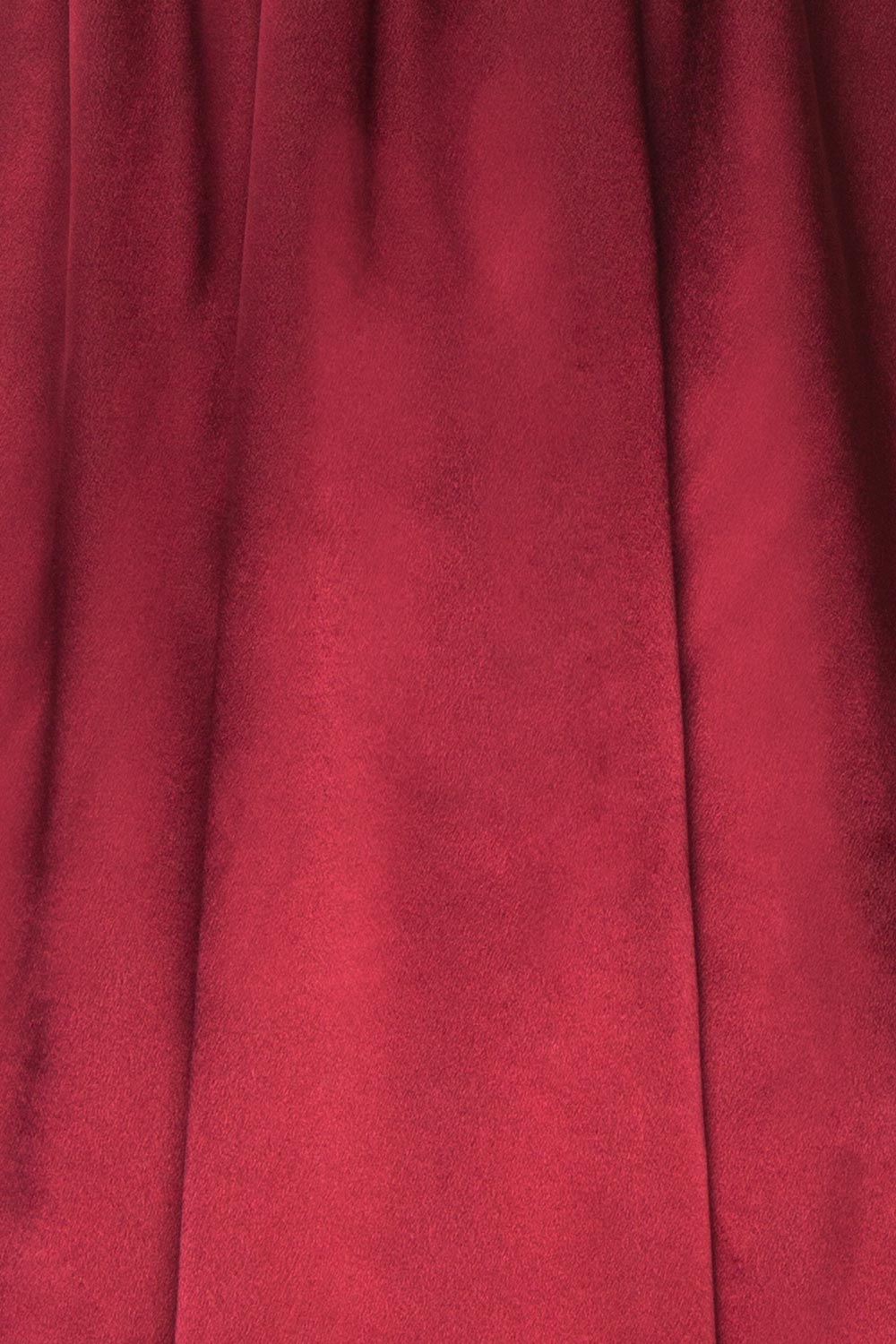 Mayla Bourgogne | Robe Maxi Satinée à Broderies