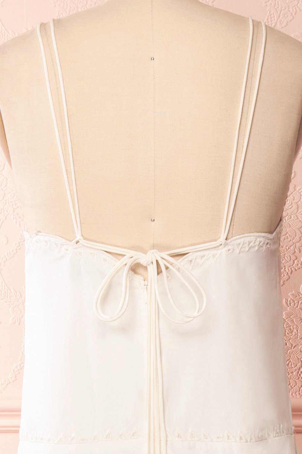 Meagan White Embroidered Sleeveless Maxi Dress | Boudoir 1861