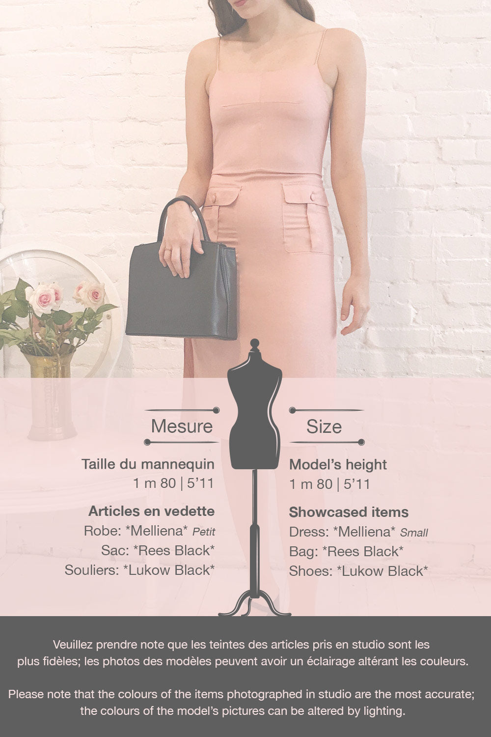 Melliena Peach Midi Dress w/ Side Slits | La petite garçonne template