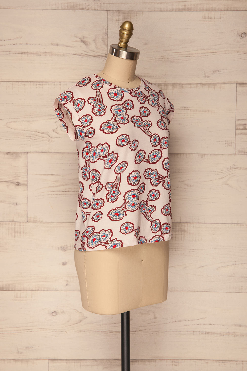 Merdorp Colourful Floral Pattern T-Shirt | La Petite Garçonne 3