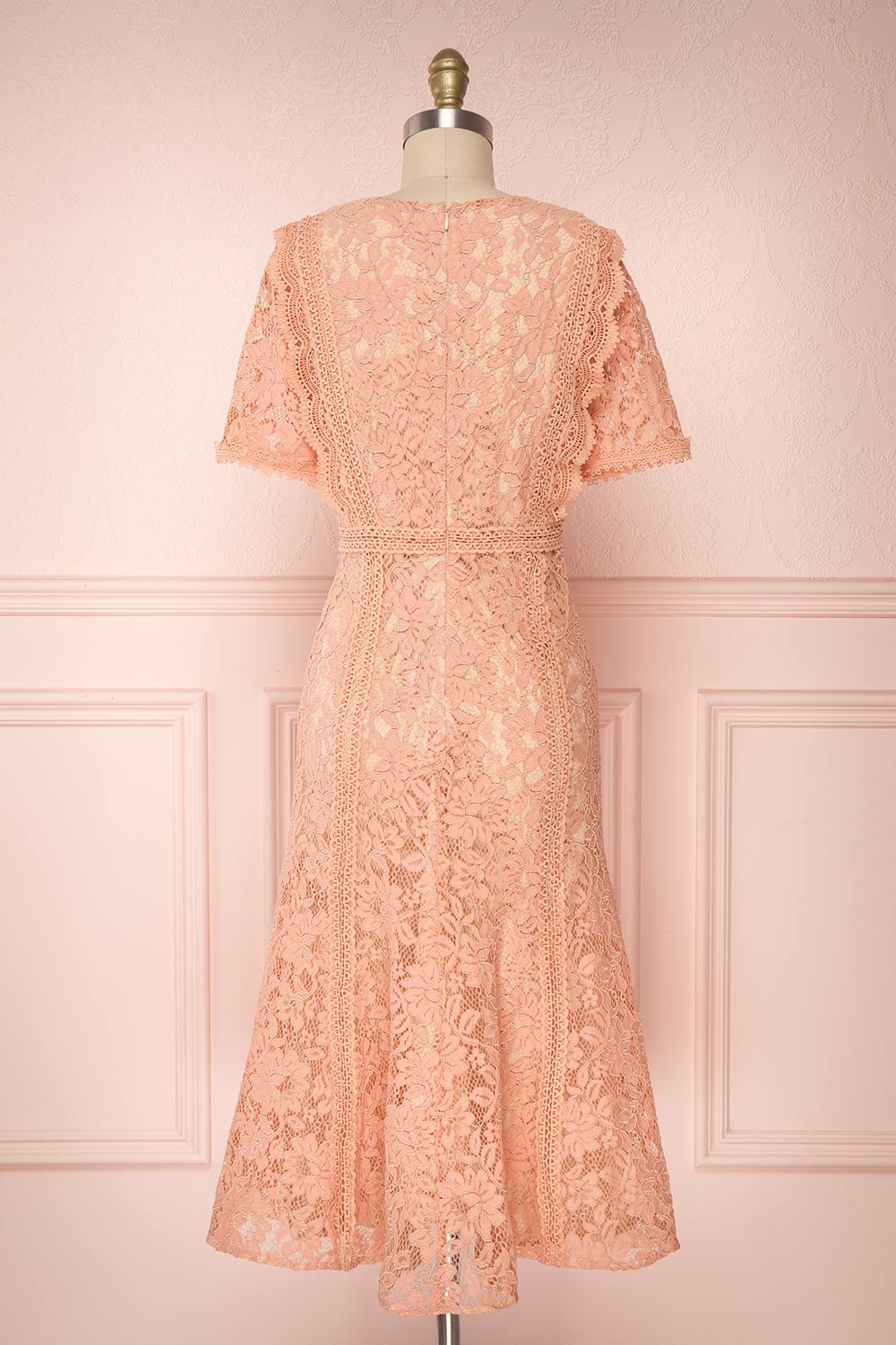 Meteniti | Pink Lace Dress