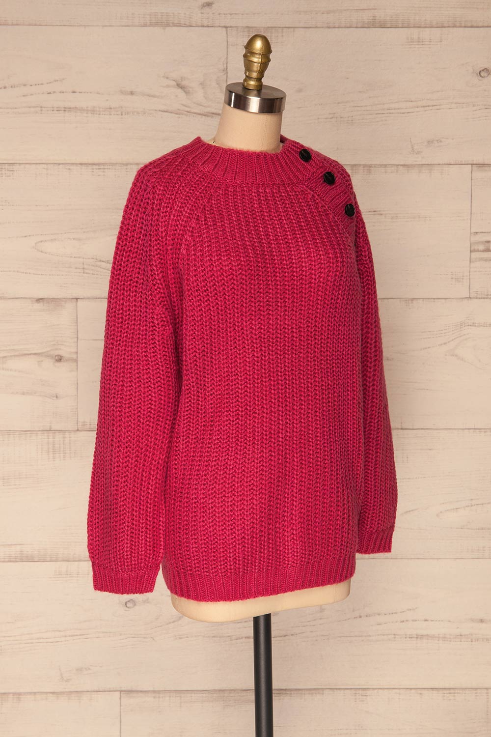 Mikolow Long Knitted Sweater | La petite garçonne side view