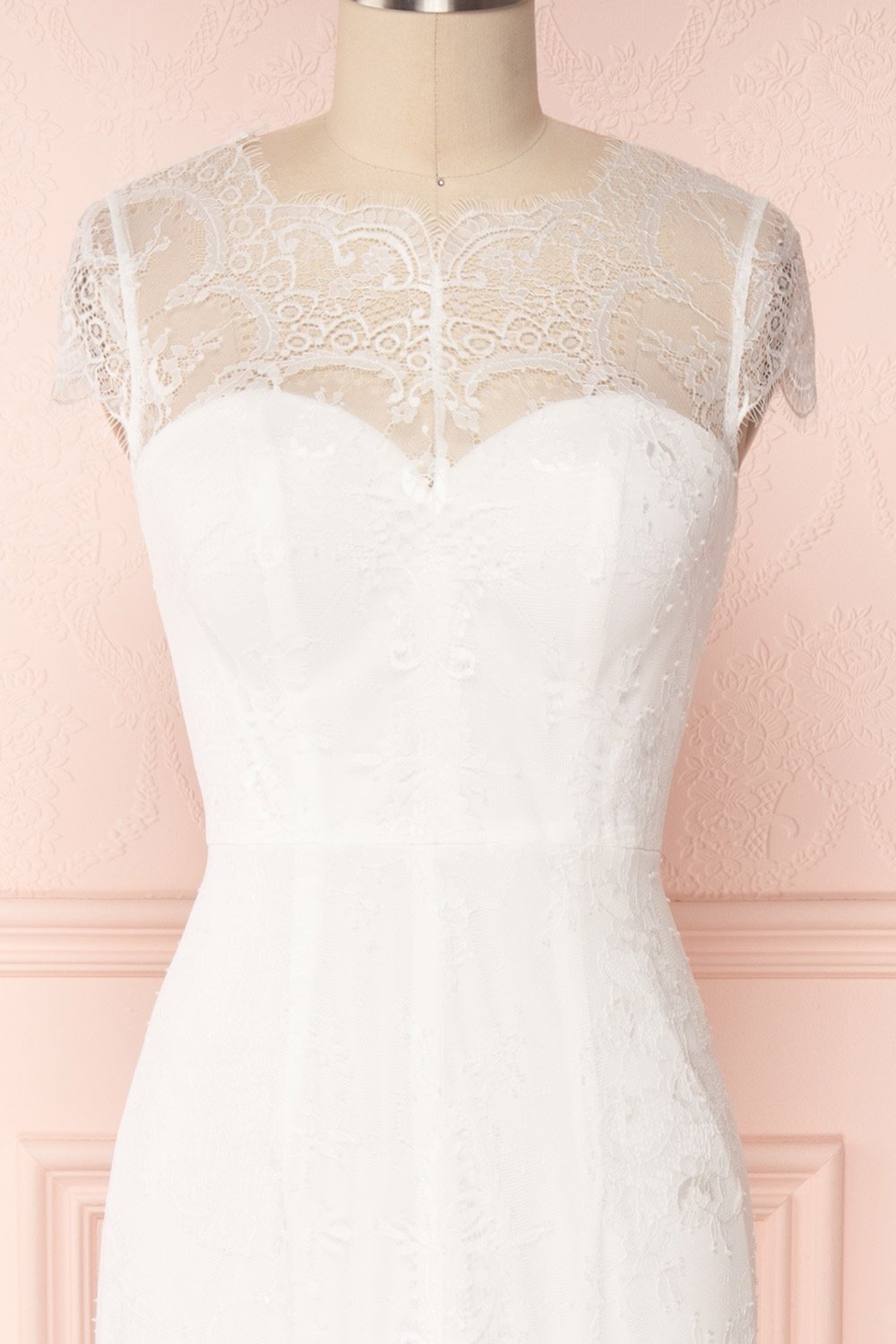 Mitsou White Lace Mermaid Bridal Dress | Boudoir 1861 3