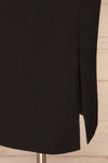 Moffat Black Fitted Midi Dress skirt | La petite garçonne