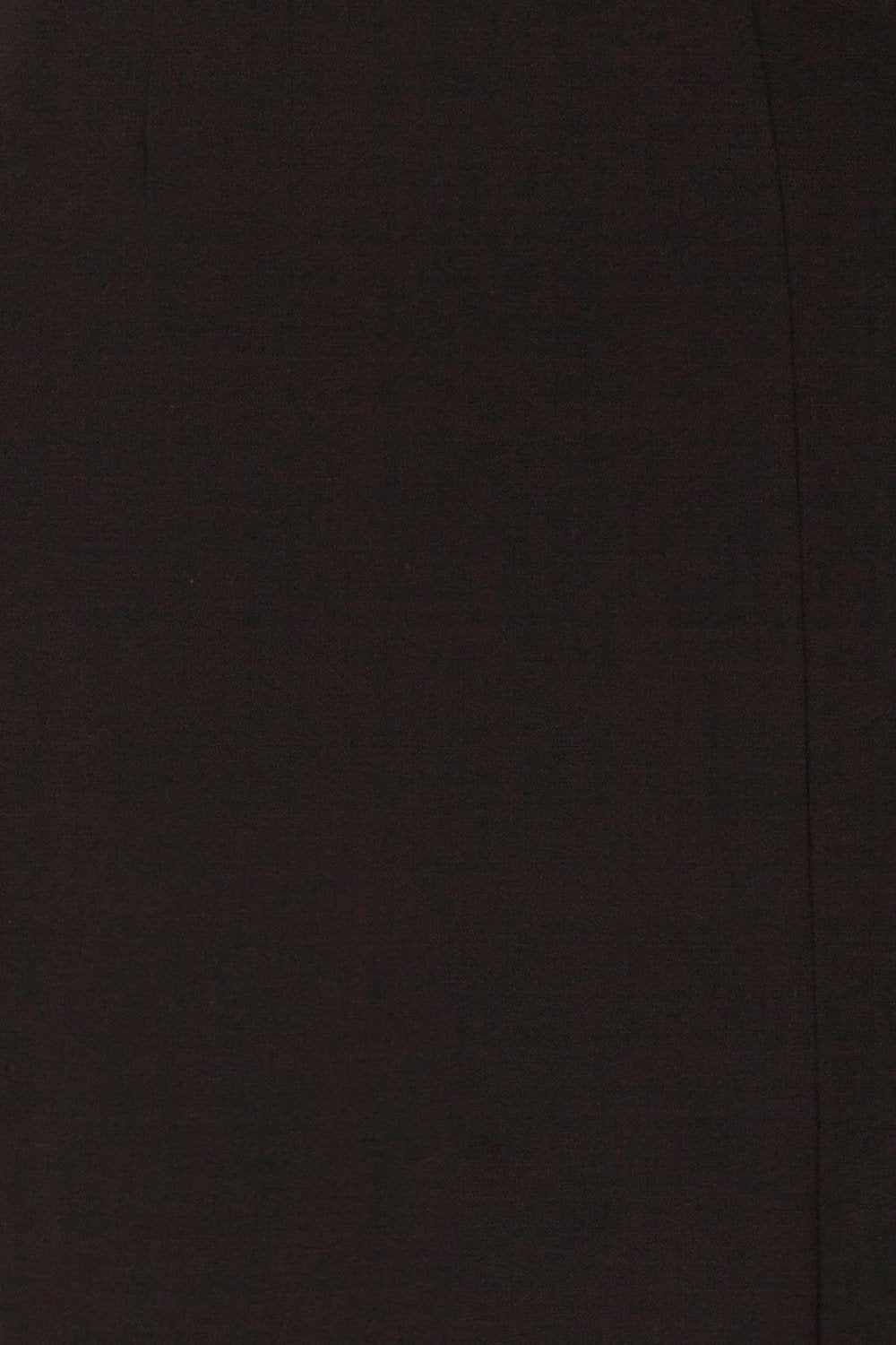 Moffat Black Fitted Midi Dress fabric | La petite garçonne