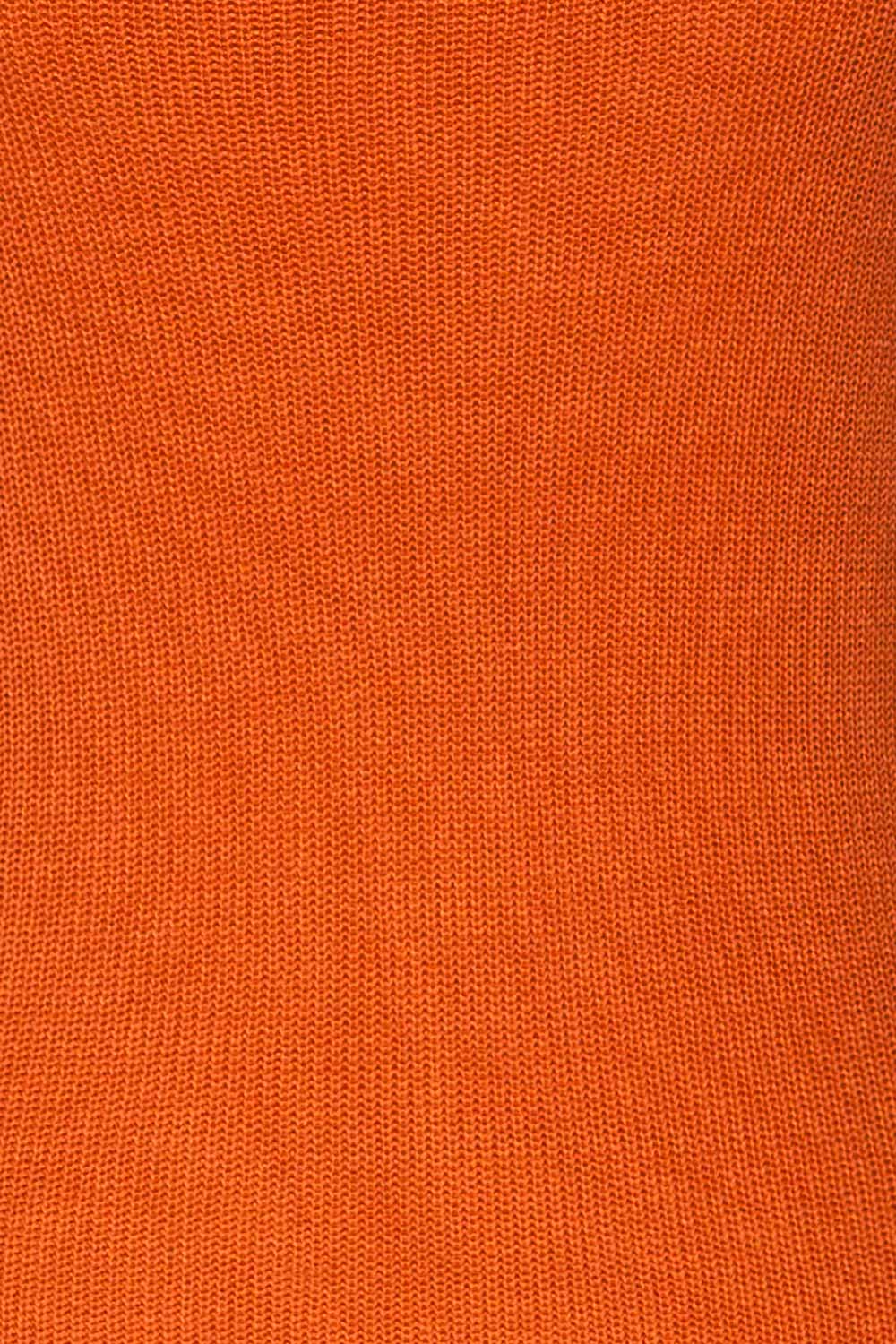 Moika Coral Knitted V-Neck Cami | La petite garçonne fabric