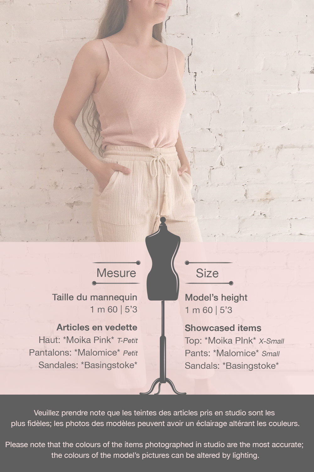 Moika Pink Knitted V-Neck Cami | La petite garçonne template