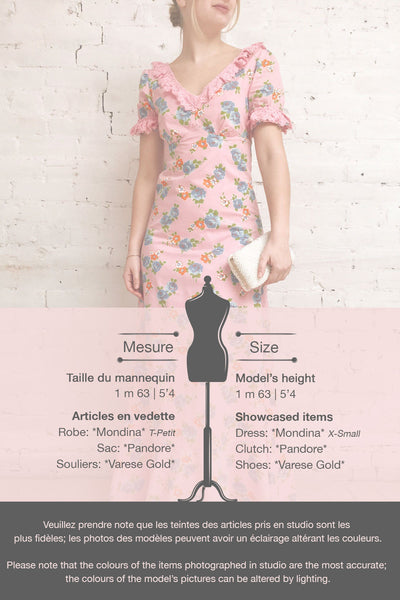 Mondina Pink Floral Short Sleeve Maxi Dress | Boutique 1861 template