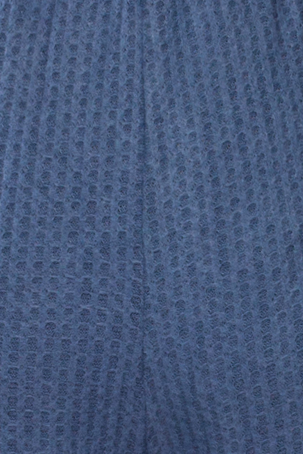 Morag Blue Knit Drawstring Joggers | La petite garçonne fabric