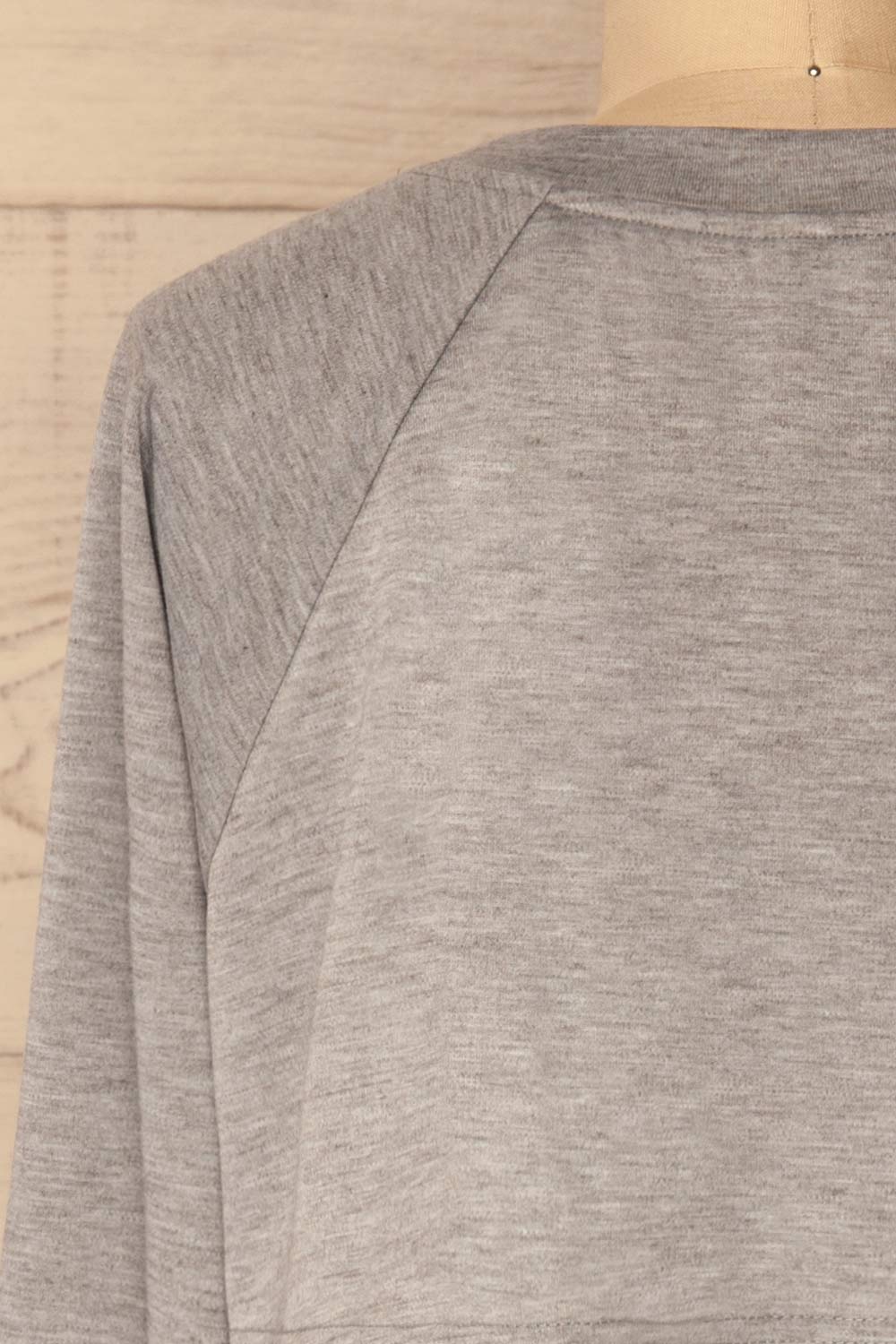 Mottola Brume Grey Pull-Over with White Ruffles | La Petite Garçonne 7