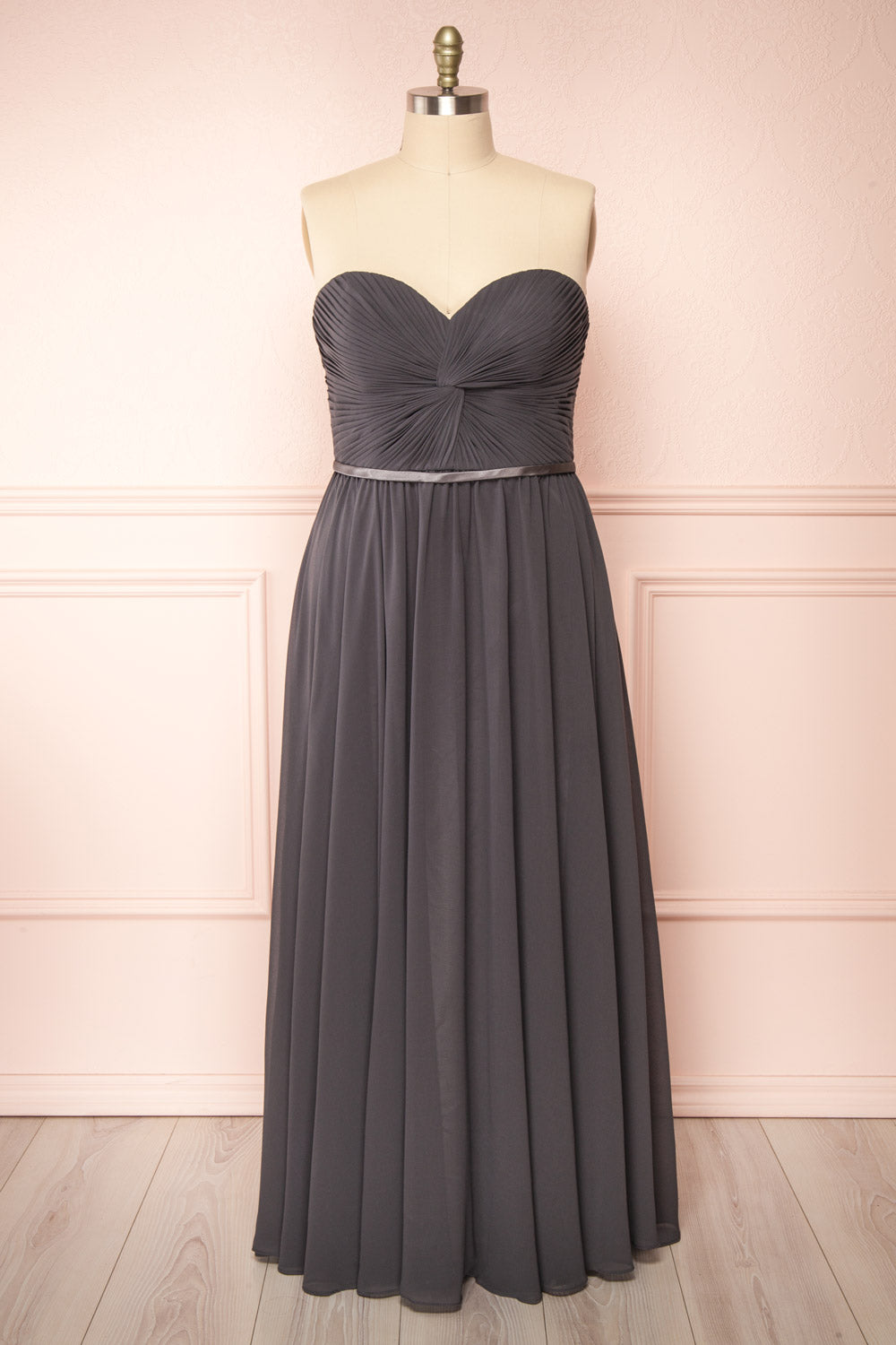 Myrcella Charcoal Corset Back Gown | Boudoir 1861 plus