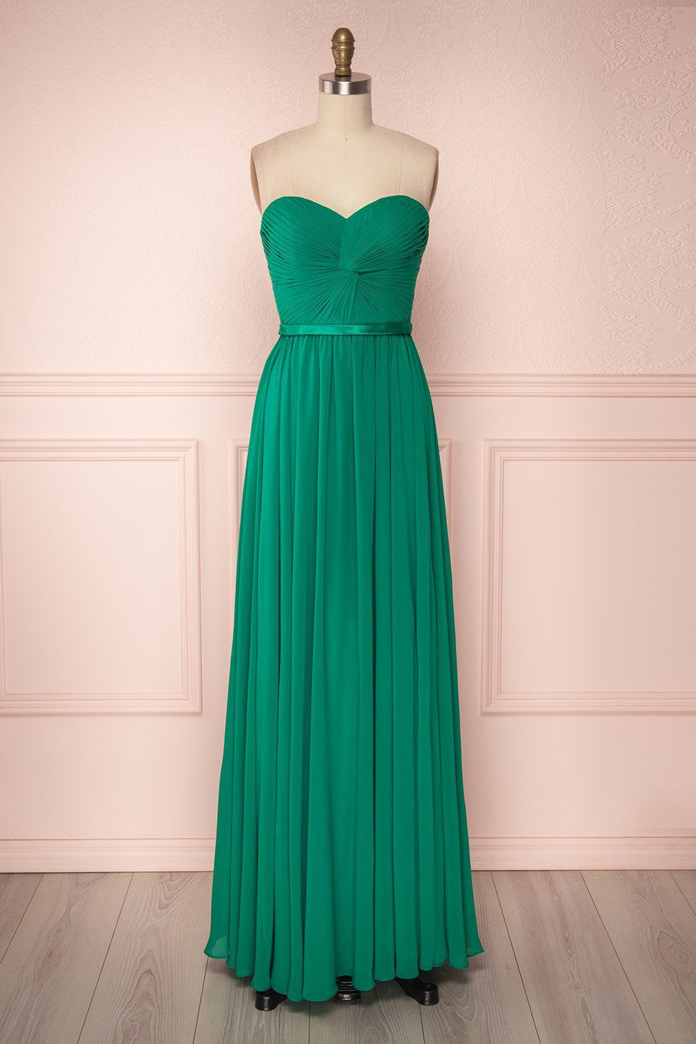 light green sequin dress Emerald Green Lace Corset Satin Mermaid Dress Green / 6 main image 0
